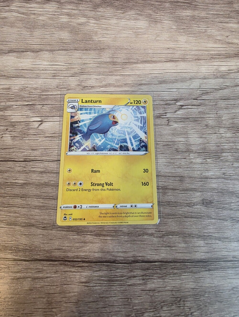 💫BUY 5 FOR $26 Pokemon Lanturn Card